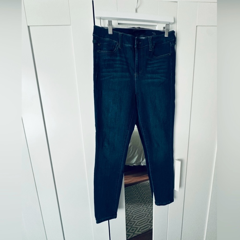 Liverpool Skinny Jeans Dark Blue Wash Stretch Classic Skinny Jeans Women’s 10/30